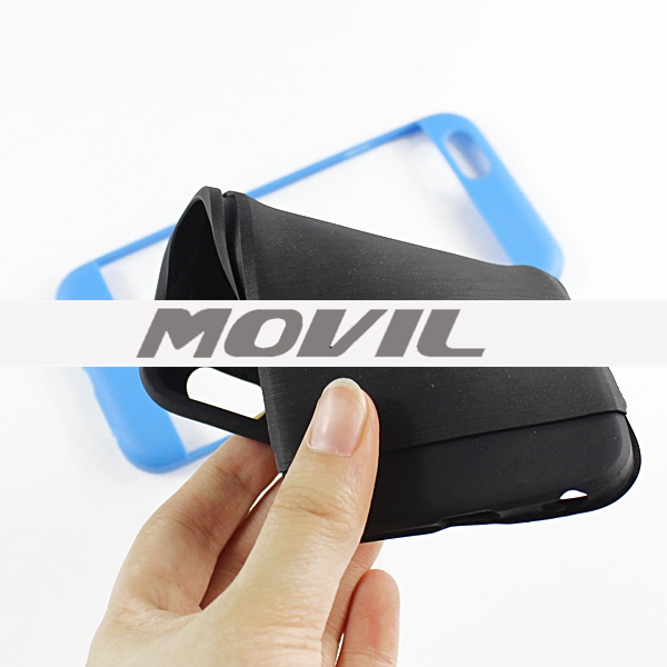 NP-2509 Montado TPU PC funda para  iPhone 6-5